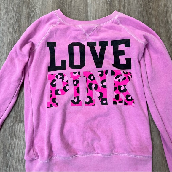LOVE PINK SWEATSHIRT - Picture 3 of 6